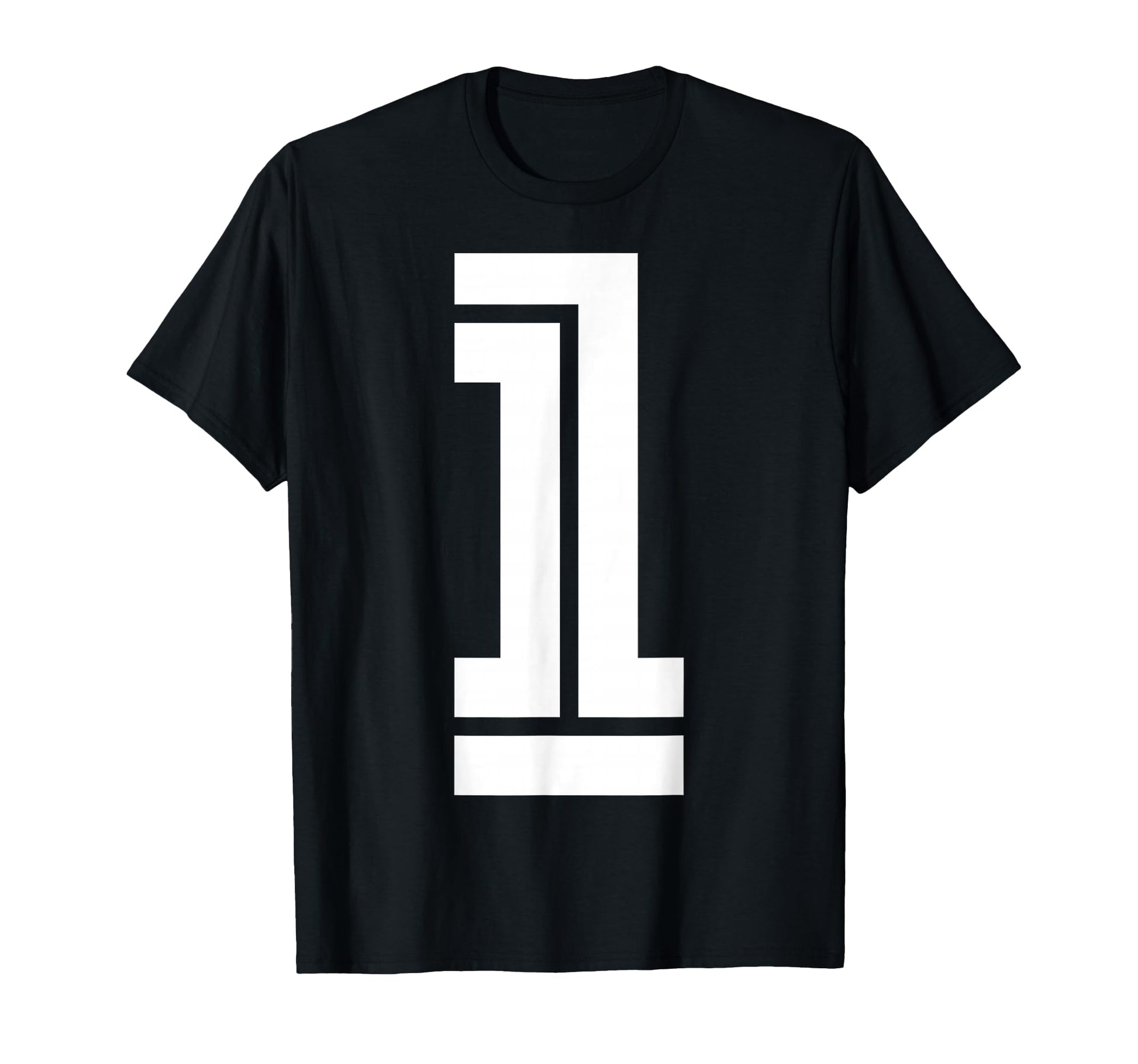 1 Sports Team Number Fan T-Shirt - Minimalist Print Men Women - T-Shirt, Sweatshirt, Hoodie