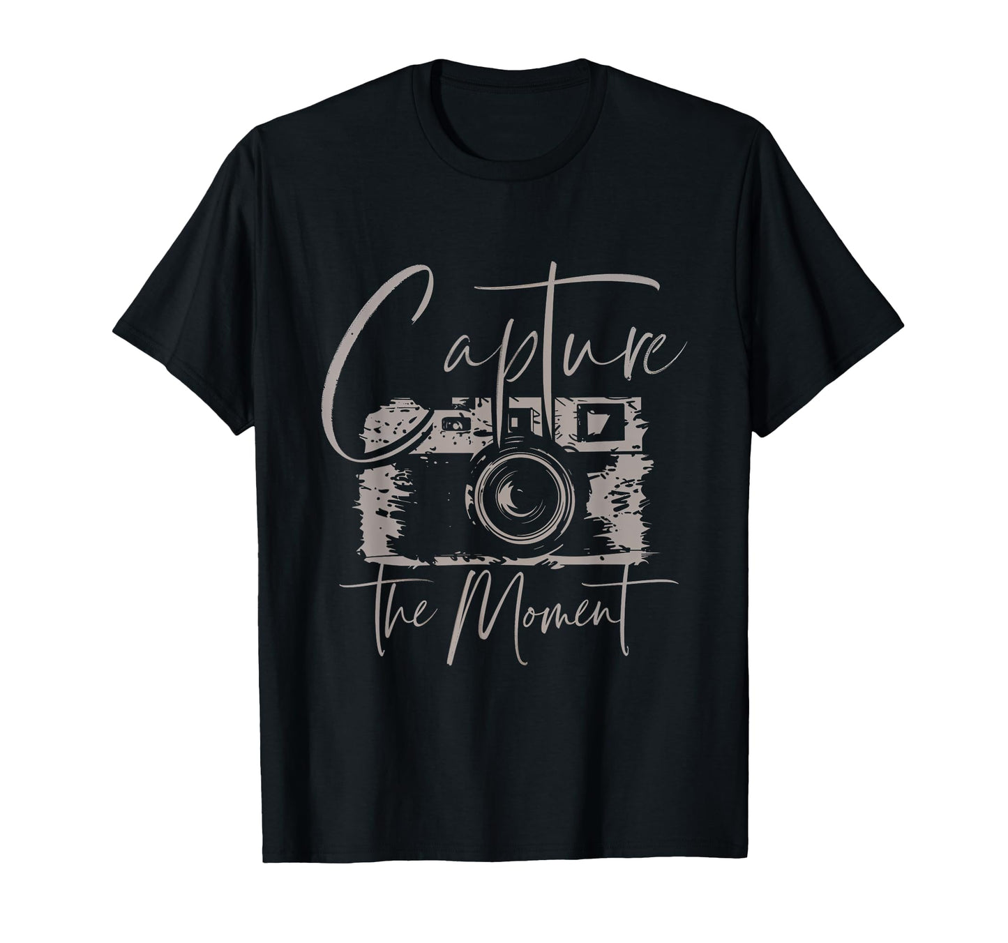 Capture Moment Camera Photography Photo T-Shirt - Minimalist Print Unisex - T-Shirt, Sweatshirt, Hoodie