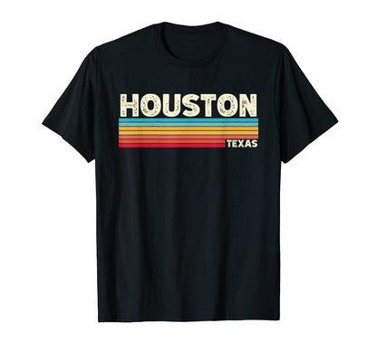 Native Houston Texas Tx Stripes T-Shirt - Streetwear Style for Adults - T-Shirt, Sweatshirt, Hoodie