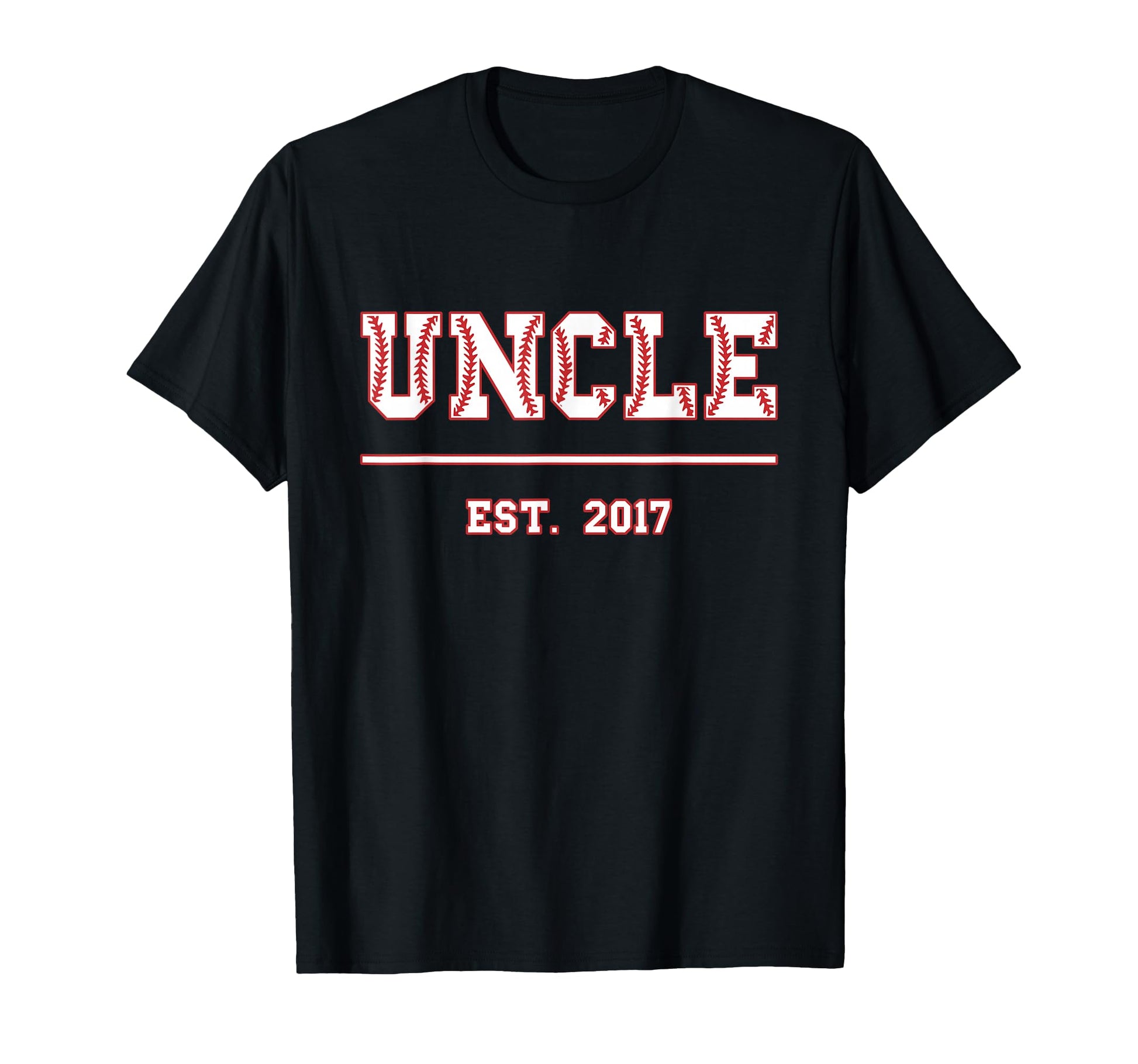Uncle Est 2017 Sports Established Uncle T-Shirt - Trendy Graphic for Adults - T-Shirt, Sweatshirt, Hoodie