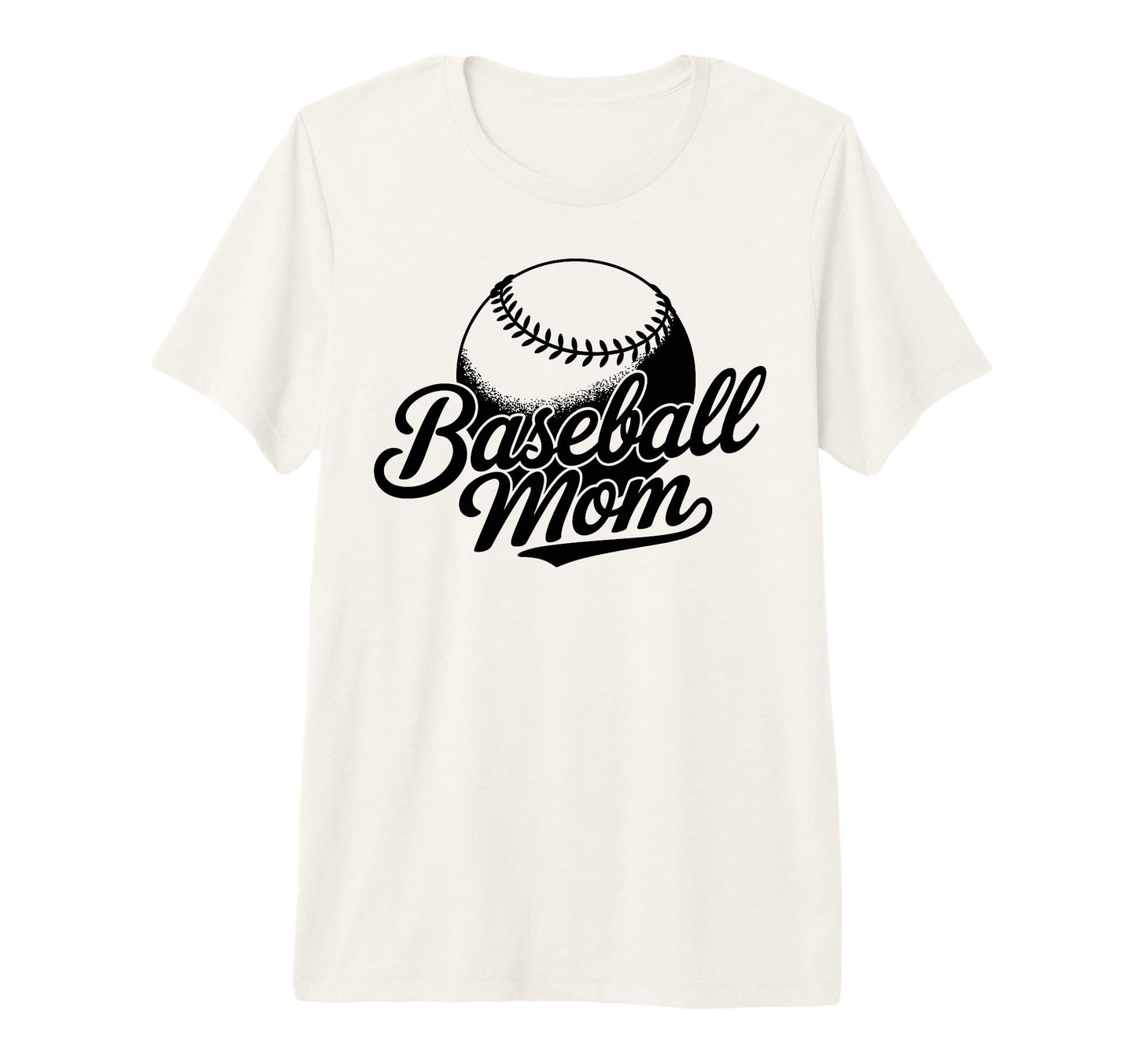 Baseball Mom Game Day Tri Blend T-Shirt - Aesthetic Graphic Unisex - T-Shirt, Sweatshirt, Hoodie