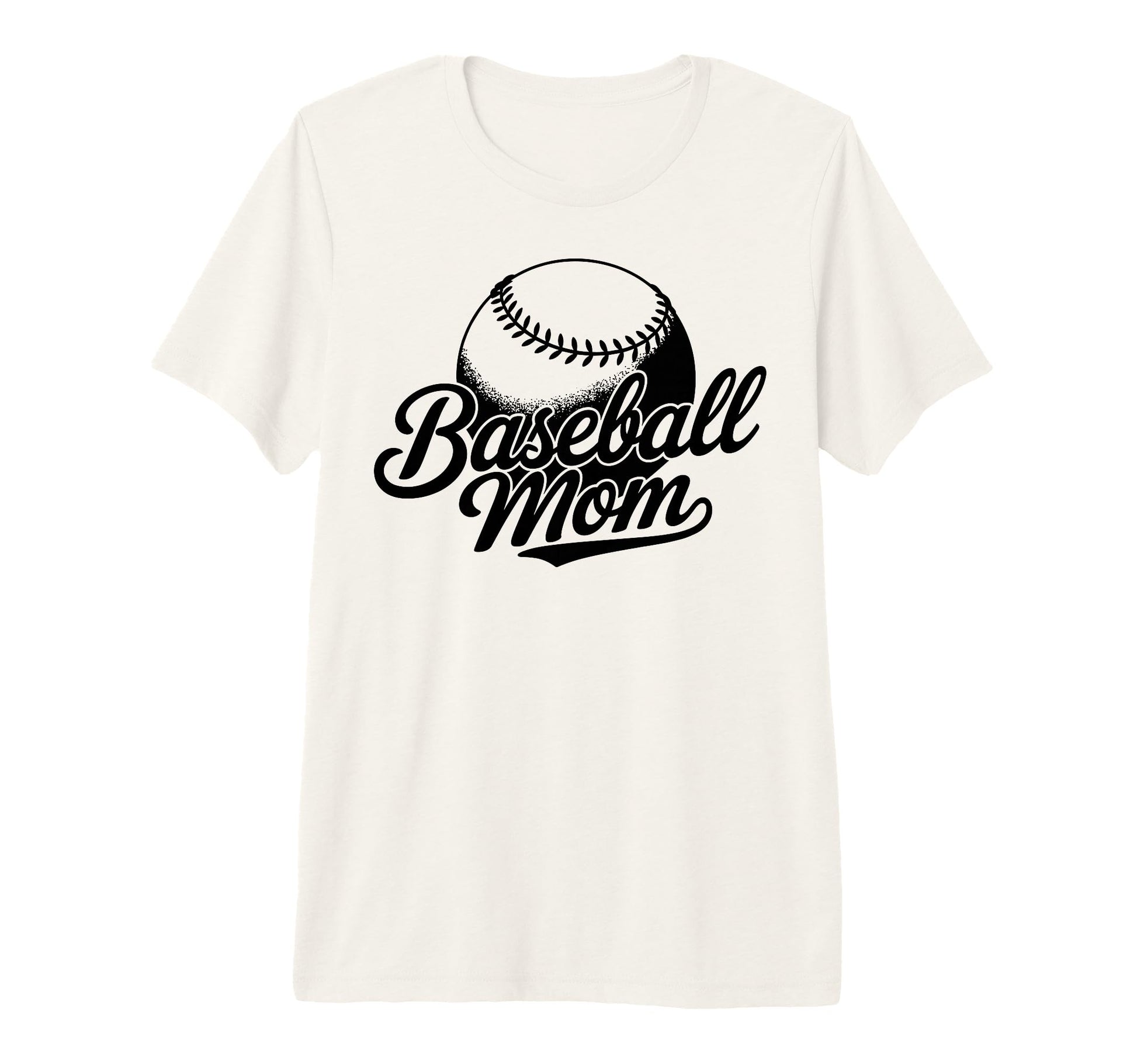 Baseball Mom Game Day Tri Blend T-Shirt - Aesthetic Graphic Unisex - T-Shirt, Sweatshirt, Hoodie
