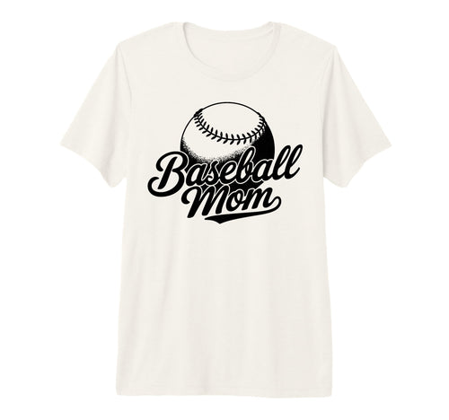 Baseball Mom Game Day Tri Blend T-Shirt - Aesthetic Graphic Unisex - T-Shirt, Sweatshirt, Hoodie