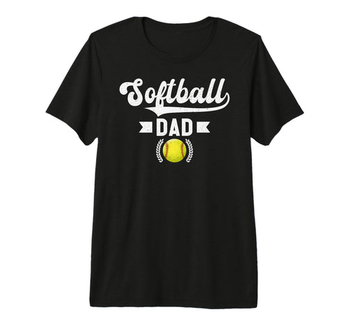 Mens Softball Fathers Day Papa Softball T-Shirt - Graphic Print Men Women - T-Shirt, Sweatshirt, Hoodie