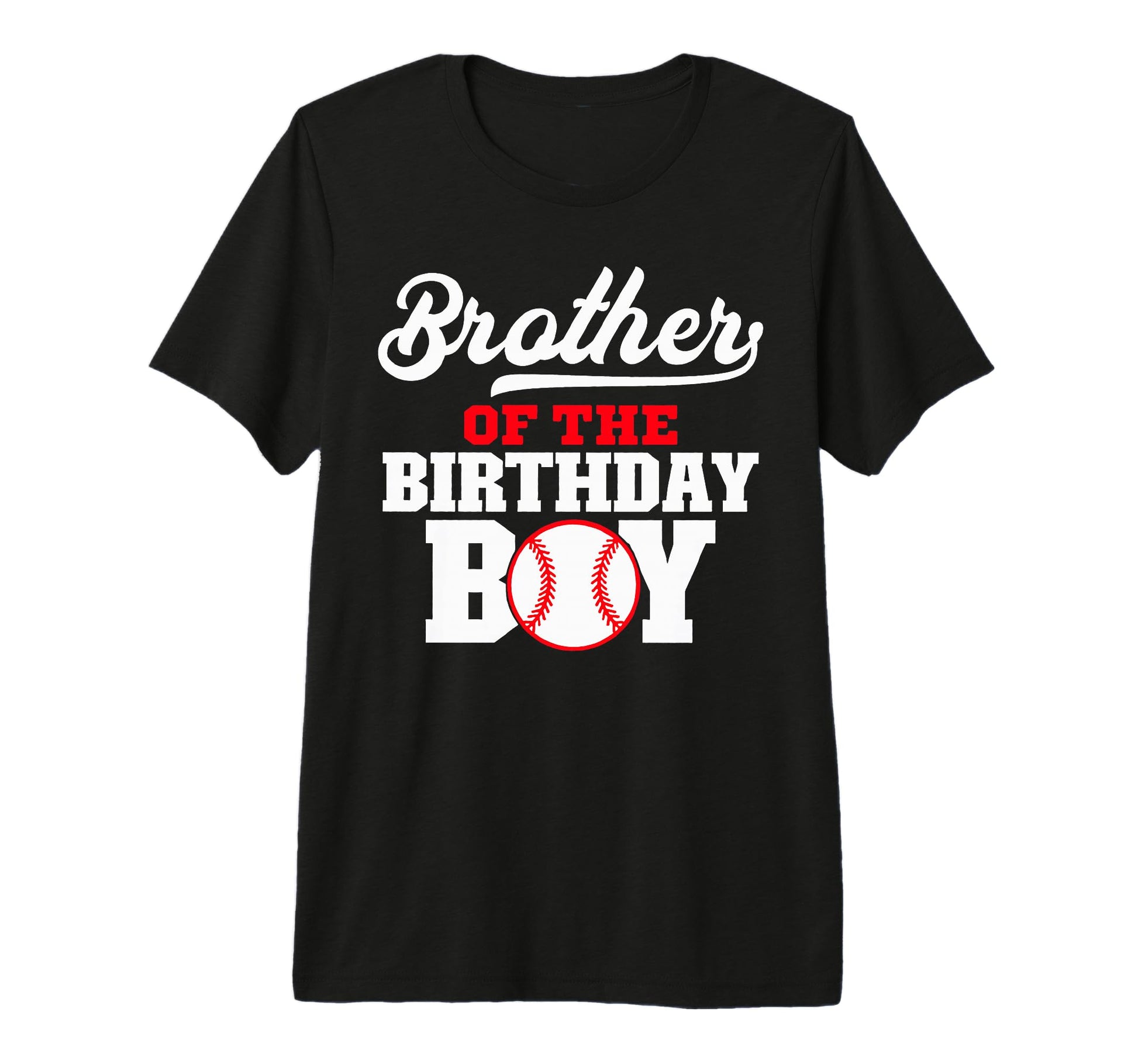 Brother Birthday Baseball Lover Tri T-Shirt - Trendy Graphic for Adults - T-Shirt, Sweatshirt, Hoodie