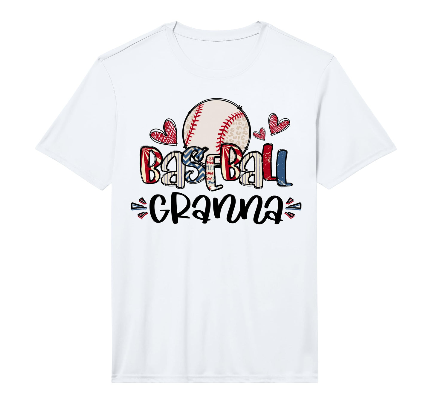Baseball Granna Heart Proud Baseball T-Shirt - Trendy Graphic Men Women - T-Shirt, Sweatshirt, Hoodie