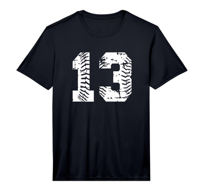 Number 13 Softball Baseball Varsity T-Shirt - Novelty Apparel Unisex - T-Shirt, Sweatshirt, Hoodie