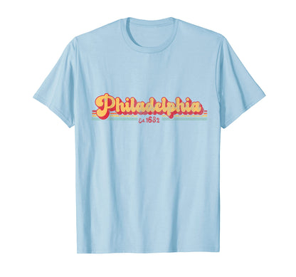 Philadelphia Stripes 70S 80S T-Shirt - Aesthetic Graphic for Adults - T-Shirt, Sweatshirt, Hoodie