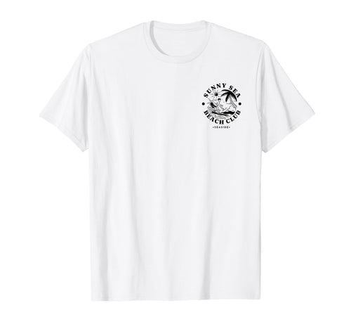 Sunny Sea Beach Club Gift Surfers T-Shirt - Streetwear Style Unisex - T-Shirt, Sweatshirt, Hoodie