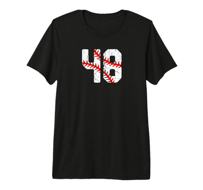 Baseball Player Jersey Number 48 48 T-Shirt - Novelty Apparel Men Women - T-Shirt, Sweatshirt, Hoodie