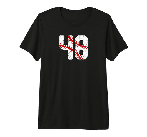 Baseball Player Jersey Number 48 48 T-Shirt - Novelty Apparel Men Women - T-Shirt, Sweatshirt, Hoodie
