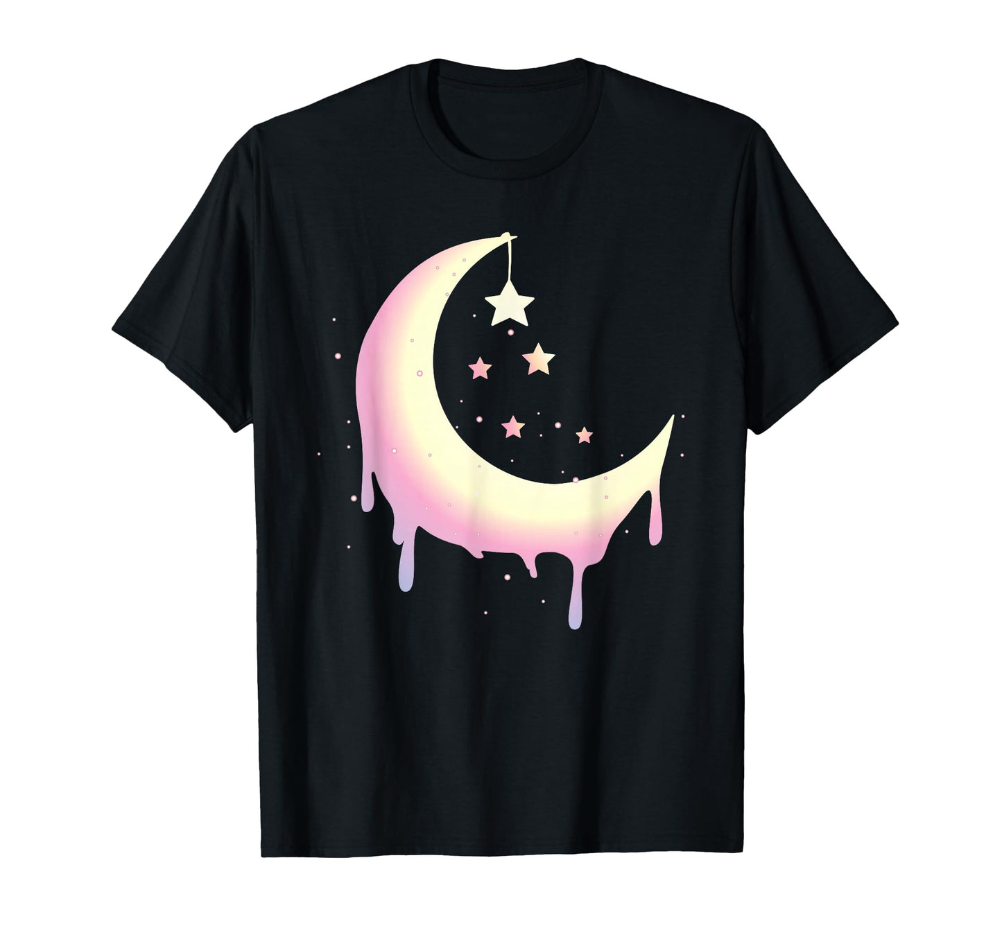 Pastel Moon Goth Vaporwave T-Shirt - Unique Graphic for Adults - T-Shirt, Sweatshirt, Hoodie