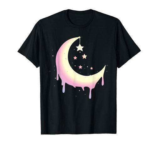 Pastel Moon Goth Vaporwave T-Shirt - Unique Graphic for Adults - T-Shirt, Sweatshirt, Hoodie