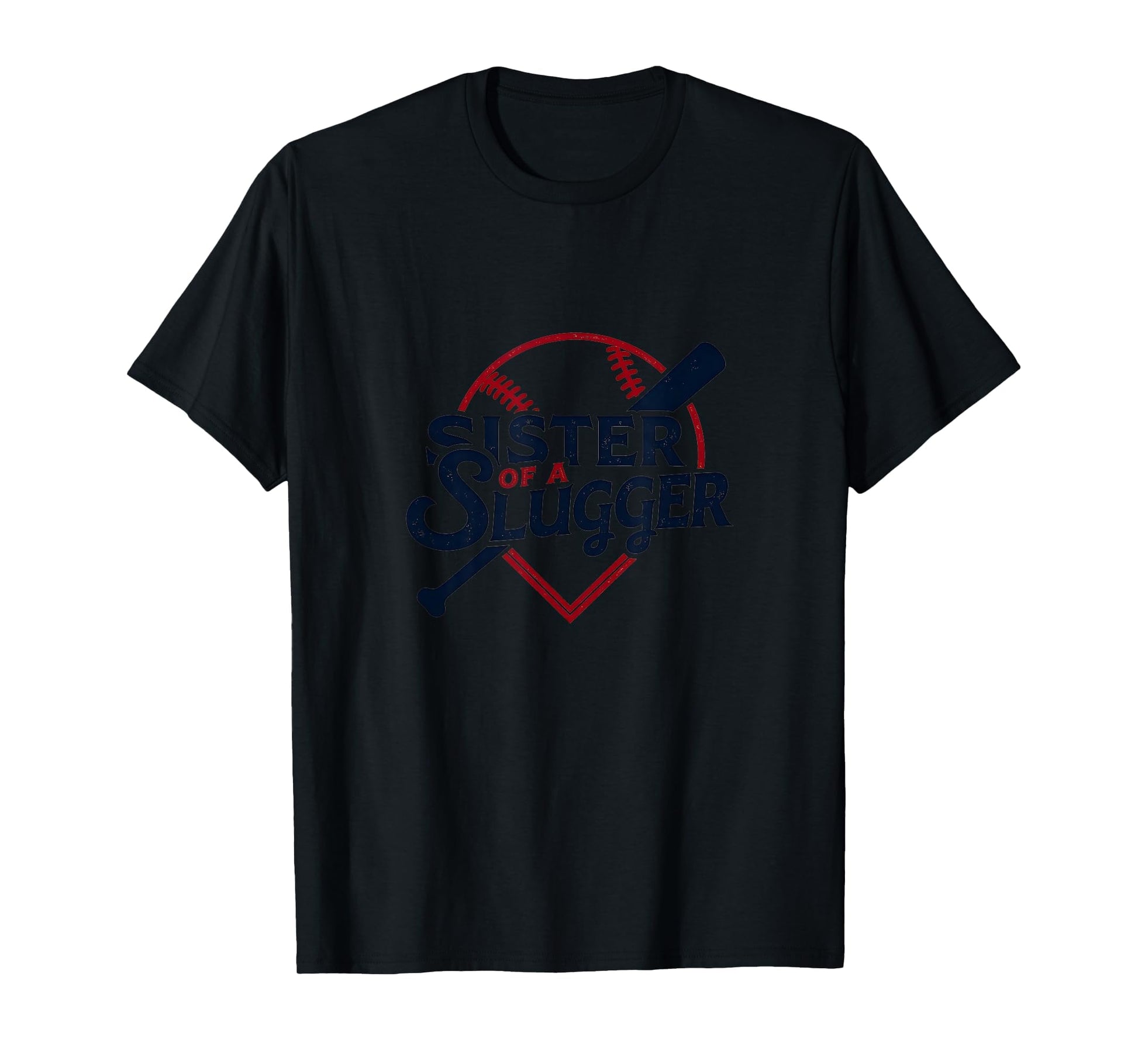 Baseball Sister Sister Slugger Sports T-Shirt - Unique Graphic Unisex - T-Shirt, Sweatshirt, Hoodie