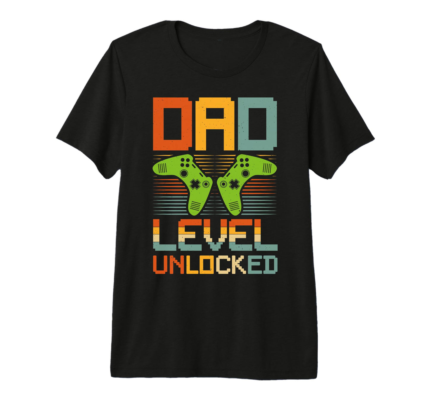 Funny Gamer Dad Pixel Fathers Day 2025 T-Shirt - Streetwear Style Unisex - T-Shirt, Sweatshirt, Hoodie
