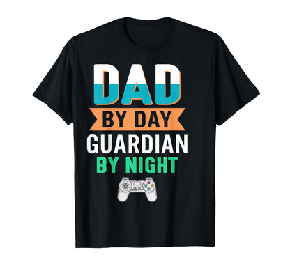 Dad Day Guardian Night Video T-Shirt - Casual Everyday Wear for Adults - T-Shirt, Sweatshirt, Hoodie