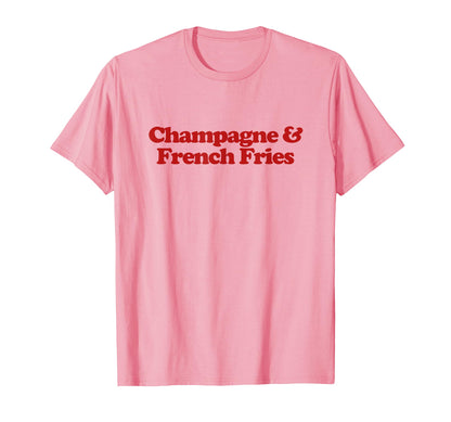 Champagne And French Fries Y2K T-Shirt - Graphic Print for Adults - T-Shirt, Sweatshirt, Hoodie