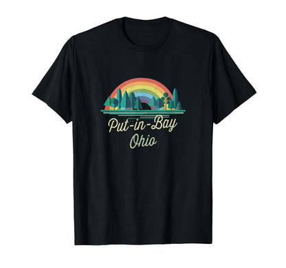 Put Bay Rainbow Vacation Town Souvenir T-Shirt - Aesthetic Graphic Unisex - T-Shirt, Sweatshirt, Hoodie