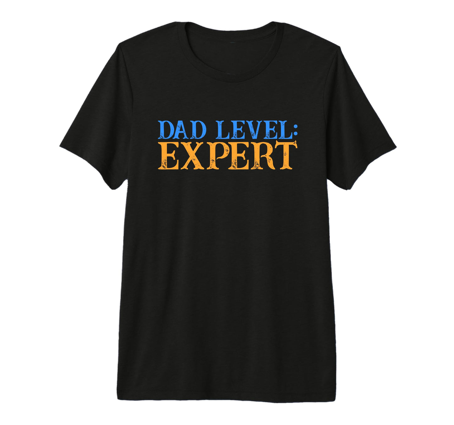 Mens Dad Level Expert Video Gamer Nerd T-Shirt - Trendy Graphic for Adults - T-Shirt, Sweatshirt, Hoodie