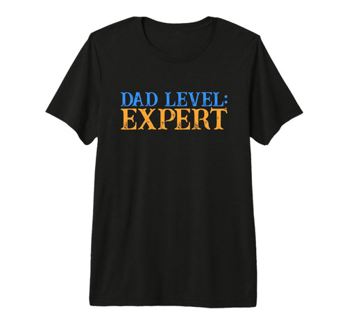Mens Dad Level Expert Video Gamer Nerd T-Shirt - Trendy Graphic for Adults - T-Shirt, Sweatshirt, Hoodie
