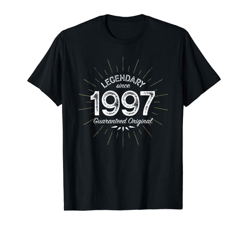 Legendary Since 1997 Birth Year Milestone T-Shirt - Unique Graphic Unisex - T-Shirt, Sweatshirt, Hoodie