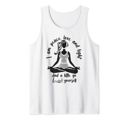 I Am Peace Love And Light And Little F Hoodie - Custom Art Print Men Women - T-Shirt, Sweatshirt, Hoodie