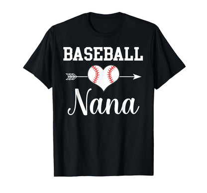 Baseball Nana T-Shirt - Graphic Print Unisex - T-Shirt, Sweatshirt, Hoodie