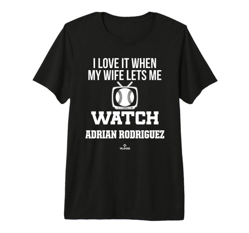 My Wife Lets Me Watch Adrian T-Shirt - Minimalist Print for Adults - T-Shirt, Sweatshirt, Hoodie