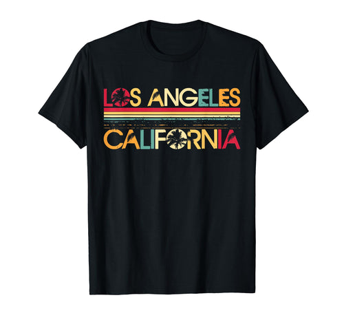 Los Angeles California 70S Surf T-Shirt - Trendy Graphic Unisex - T-Shirt, Sweatshirt, Hoodie