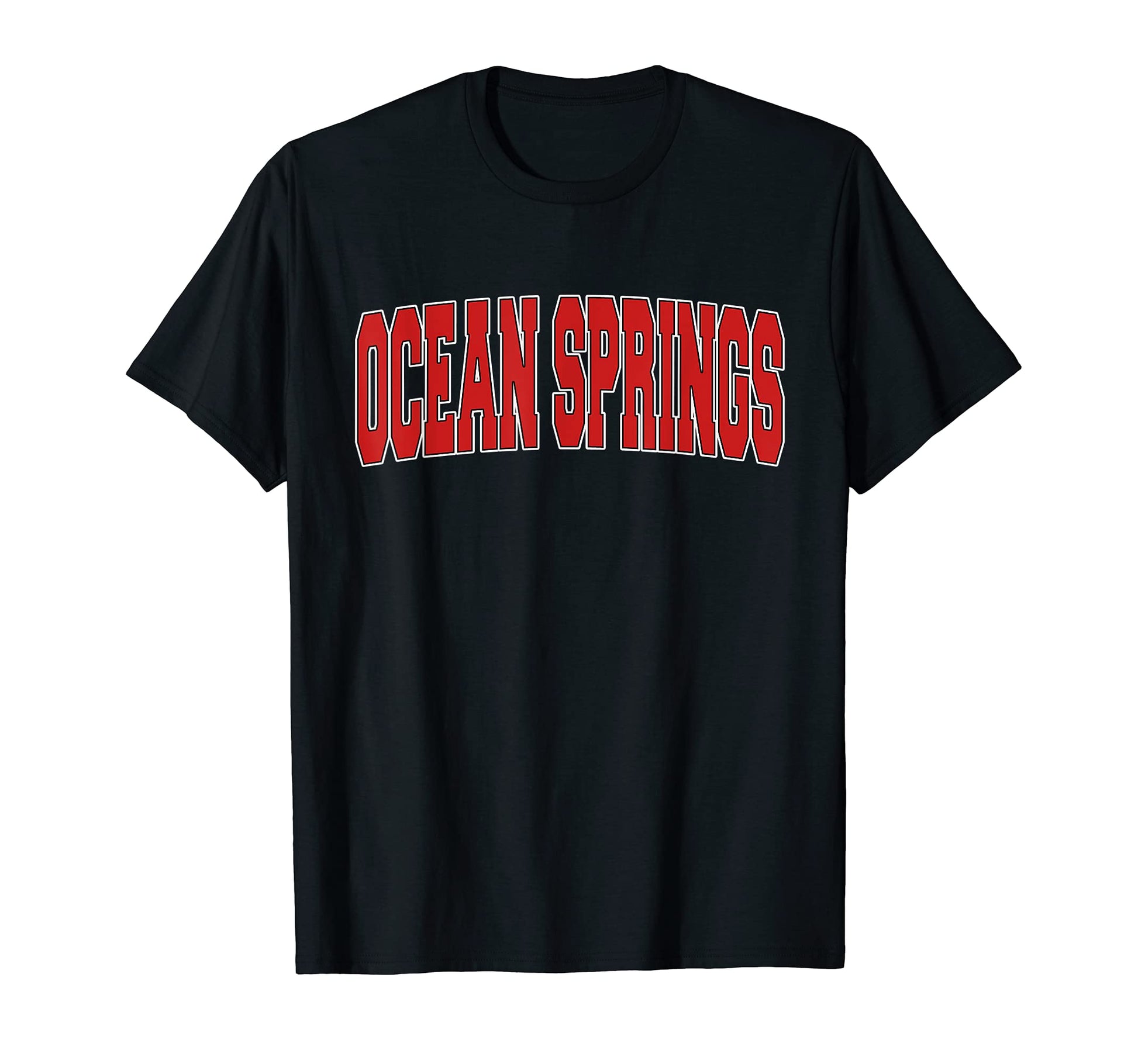 Ocean Springs Ms Mississippi Varsity T-Shirt - Unique Graphic Men Women - T-Shirt, Sweatshirt, Hoodie