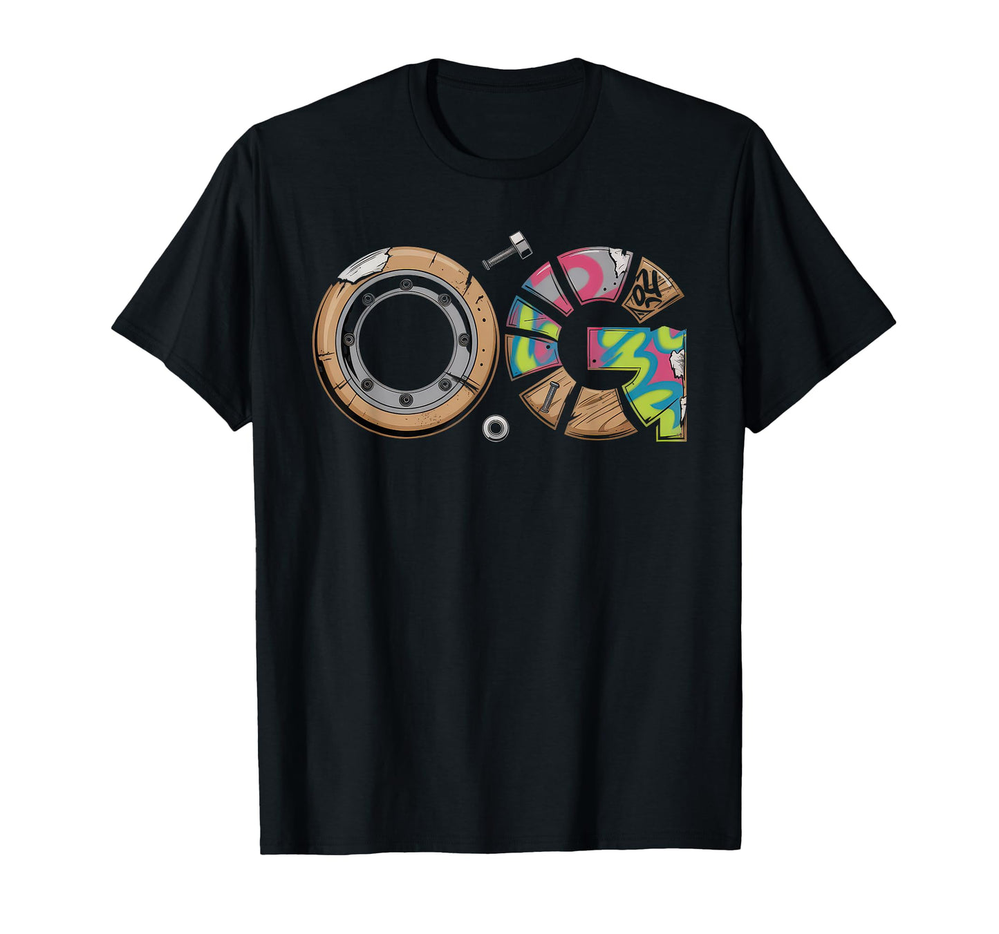 Old School Og Hip Hop Vinyl Cds Tapes T-Shirt - Streetwear Style Men Women - T-Shirt, Sweatshirt, Hoodie