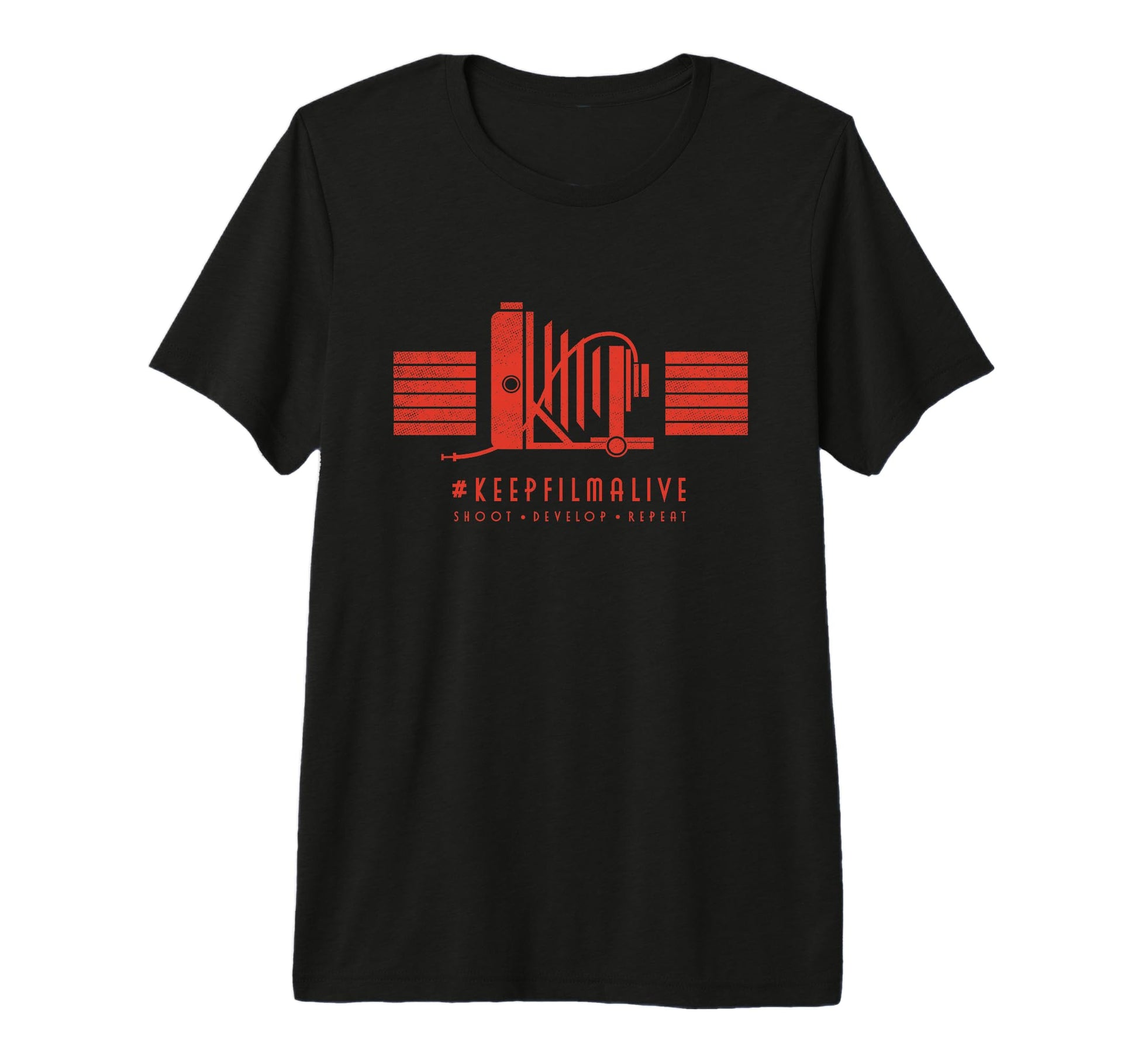 Large Format Field Camera Analog Film T-Shirt - Trendy Graphic Unisex - T-Shirt, Sweatshirt, Hoodie