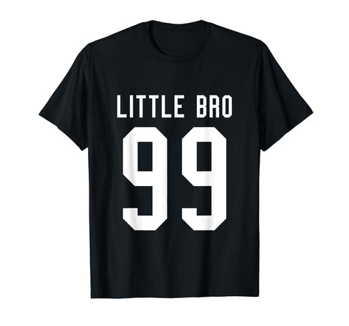 Number 99 Little Bro Biggest Fan Football T-Shirt - Novelty Apparel Unisex - T-Shirt, Sweatshirt, Hoodie