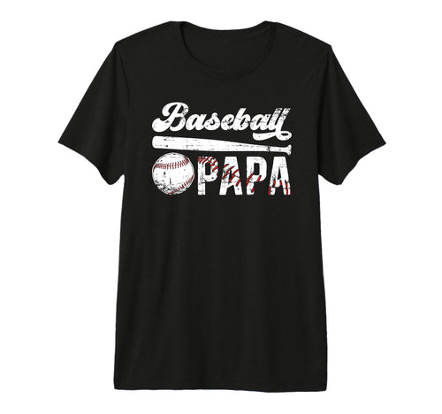 Mens Baseball Papa Grandpa Papa T-Shirt - Graphic Print for Adults - T-Shirt, Sweatshirt, Hoodie