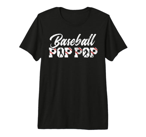 Mens Baseball Pop Pop Grandpa Pop Pop T-Shirt - Unique Graphic for Adults - T-Shirt, Sweatshirt, Hoodie