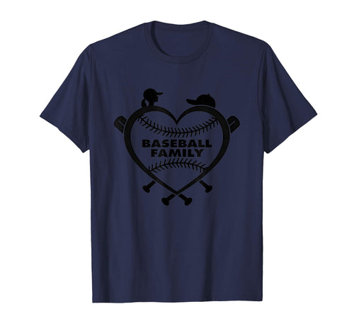 Baseball Family Sister Heart Love T-Shirt - Fun Novelty Design for Adults - T-Shirt, Sweatshirt, Hoodie