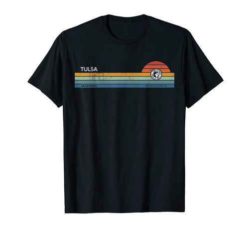 Tulsa Oklahoma Usa America Sunset T-Shirt - Custom Art Print for Adults - T-Shirt, Sweatshirt, Hoodie
