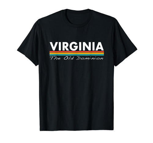 Virginia Stripes T-Shirt - Trendy Graphic for Adults - T-Shirt, Sweatshirt, Hoodie