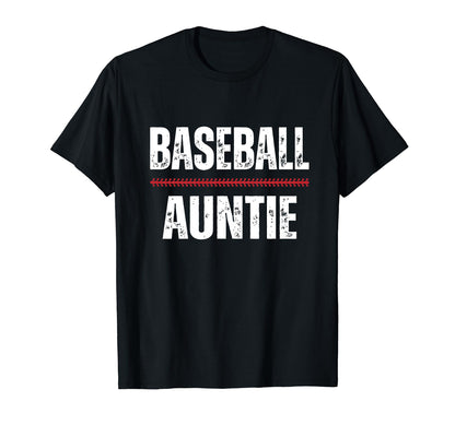 Baseball Auntie Proud Love T-Shirt - Casual Everyday Wear for Adults - T-Shirt, Sweatshirt, Hoodie