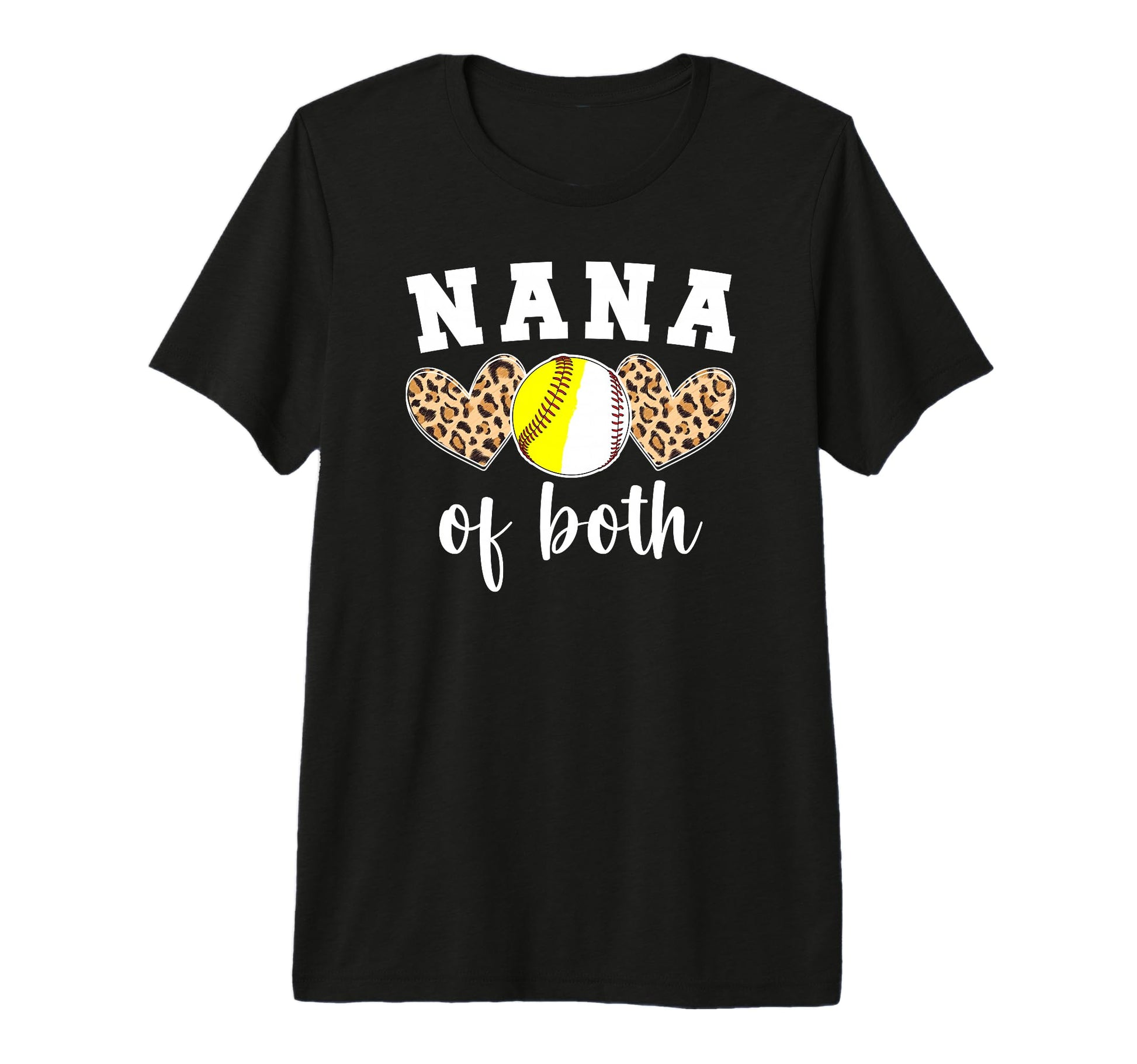 Nana Both Baseball Softball Nana T-Shirt - Casual Everyday Wear for Adults - T-Shirt, Sweatshirt, Hoodie