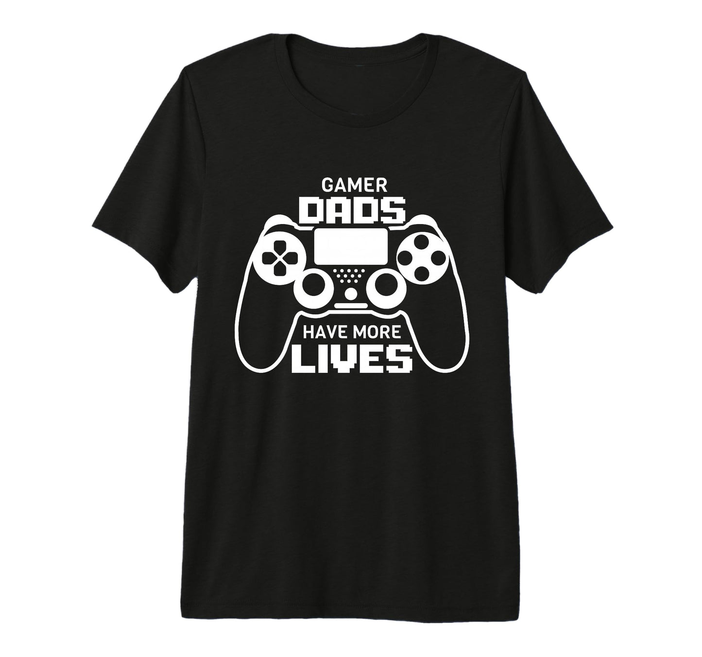 Gamer Dad Have More Lives Funny Joke T-Shirt - Novelty Apparel for Adults - T-Shirt, Sweatshirt, Hoodie