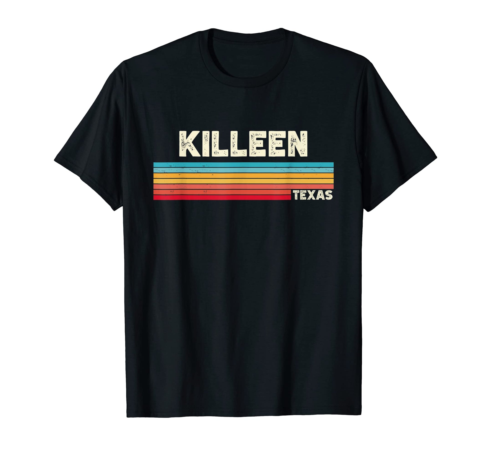 Native Killeen Texas Tx Stripes State T-Shirt - Unique Graphic for Adults - T-Shirt, Sweatshirt, Hoodie