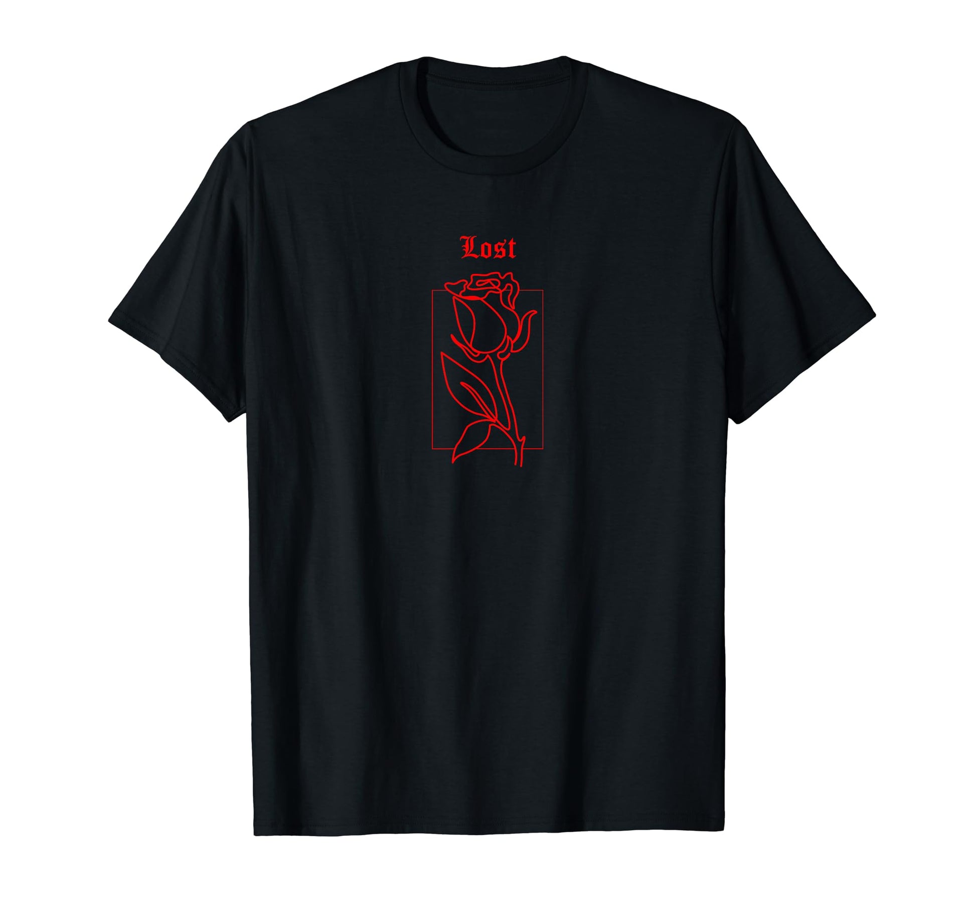 Aesthetic 90S Minimalistic Lost T-Shirt - Casual Everyday Wear Unisex - T-Shirt, Sweatshirt, Hoodie