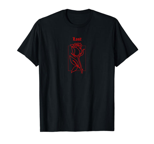 Aesthetic 90S Minimalistic Lost T-Shirt - Casual Everyday Wear Unisex - T-Shirt, Sweatshirt, Hoodie
