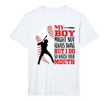Mens Funny Baseball Shirts Mom Dad T-Shirt - Trendy Graphic Men Women - T-Shirt, Sweatshirt, Hoodie