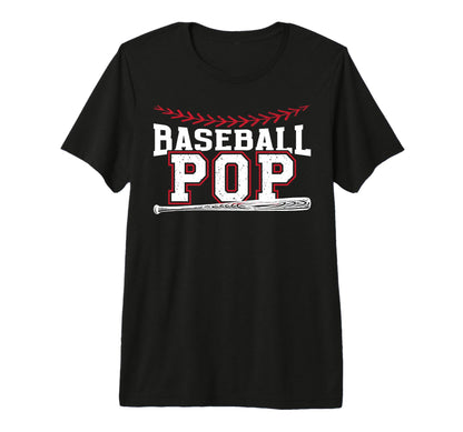 Mens Proud Baseball Pop Grandpa Pop T-Shirt - Aesthetic Graphic Unisex - T-Shirt, Sweatshirt, Hoodie