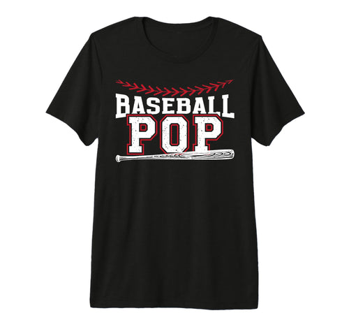 Mens Proud Baseball Pop Grandpa Pop T-Shirt - Aesthetic Graphic Unisex - T-Shirt, Sweatshirt, Hoodie