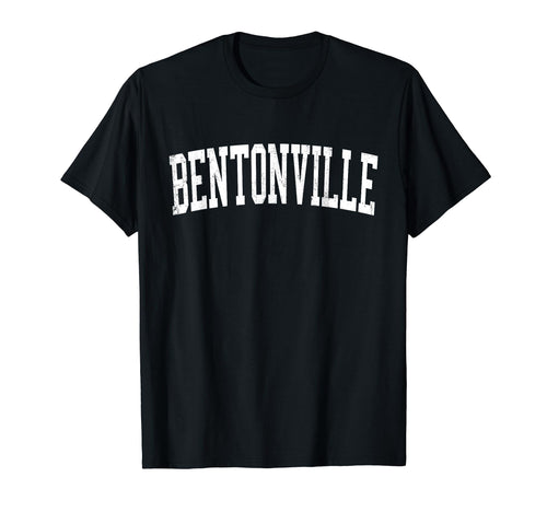 Bentonville Ar Distressed White T-Shirt - Fun Novelty Design Men Women - T-Shirt, Sweatshirt, Hoodie