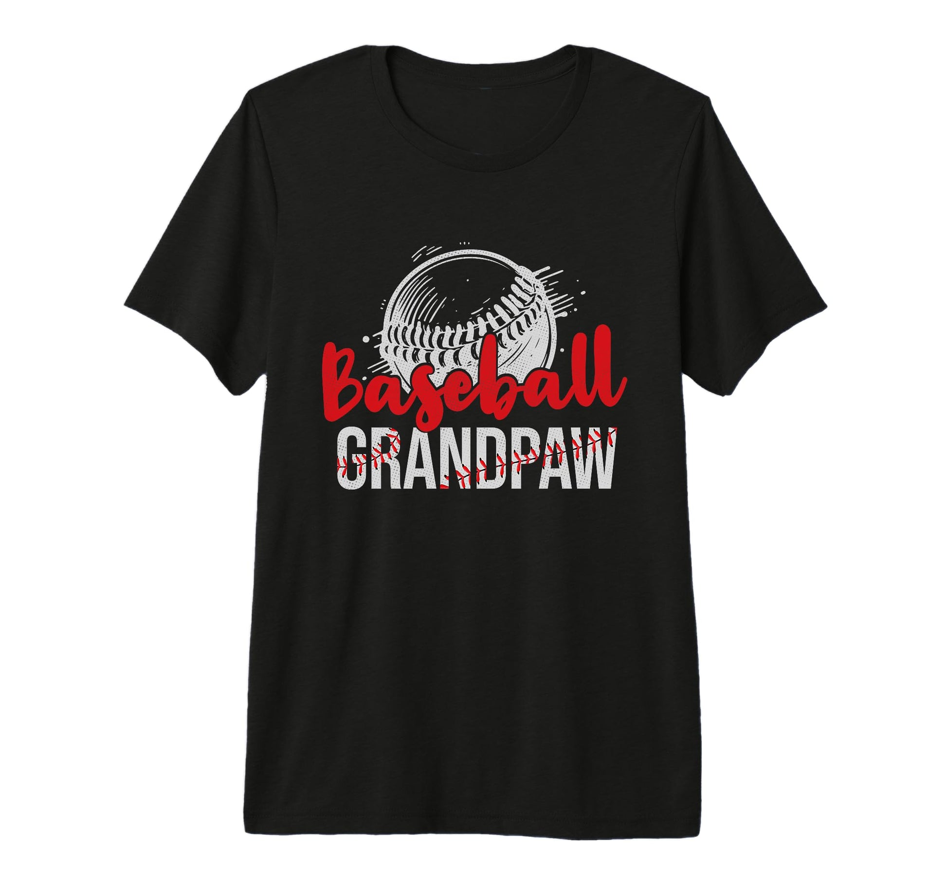 Mens Baseball Grandpaw Fathers Day Dad T-Shirt - Minimalist Print Unisex - T-Shirt, Sweatshirt, Hoodie