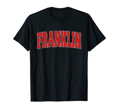 Franklin Nc North Carolina Varsity Usa T-Shirt - Trendy Graphic Unisex - T-Shirt, Sweatshirt, Hoodie